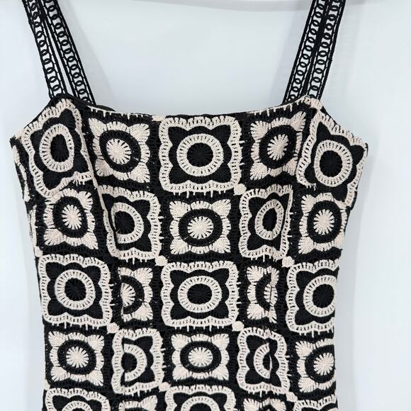 SAYLOR Black and White Mini Dress - Picture 5 of 10